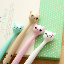 Load image into Gallery viewer, 4 PCS / lot  Cat Gel Ink Pens