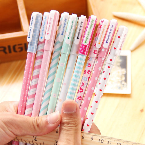 10 PCS/lot Multicolor Gel Pen