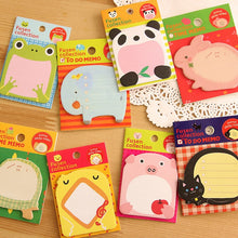 Load image into Gallery viewer, Cute Animal Memo Pad
