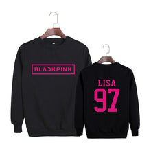 Load image into Gallery viewer, Black Pink Cotton Hoodies