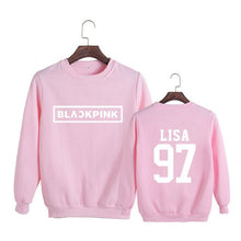 Load image into Gallery viewer, Black Pink Cotton Hoodies